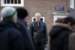 Amsterdam 26 november 2013
Mark v Eeuwen tijdens de opnames van de film kidnap of Freddy Heineken in Amsterdam. peter R de Vries met zijn zoon op de set