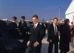 1996 Doop en nieuwe namen voor de boeings van Martin Air met kinderen van Pieter v Vollenhoven, Prins Maurits Prins Pieter Christiaan, Prins Floris en Prins Bernhard Jr. en Martin Schroder
