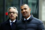 Amsterdam 20 november 2013
Ruud Gulit en Estelle Cruijff met hun advocaat bij de rechtzaak ivm hun scheiding.