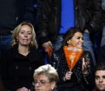 Amsterdam 19 november 2013
Sabia Engizek met ramon v  d Vaart op de tribune bij Nederland - Columbia waar rafael v d Vaart geblesseerd uitvalt.