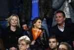 Amsterdam 19 november 2013
Sabia Engizek met ramon v  d Vaart op de tribune bij Nederland - Columbia waar rafael v d Vaart geblesseerd uitvalt.