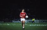 Eindhoven,1 maart 1989 Soren Lerby  tijdens PSV-Real Madris
Foto Peter Smulders Bv