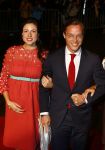 Scheveningen 30 november 2013
Voorstelling in het circustheater ivm met 200 jaar koninkrijk in Nederland.
Prins Jaime en zijn zwangere vrouw  Viktï¿½ria Cservenyï¿½ en prinses Irene