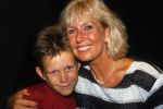 Willeke alberti met haar jonge zoon Johnny de Mol,
Foto Peter Smulders BV