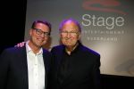 Amsterdam 17 december 2014
Joop v d Ende en Albert Verlinde maken bekend op persconferentie in gebouw van Stage holding dat ze samen gaan werken.