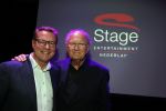 Amsterdam 17 december 2014
Joop v d Ende en Albert Verlinde maken bekend op persconferentie in gebouw van Stage holding dat ze samen gaan werken.