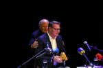 Amsterdam 17 december 2014Joop v d Ende en Albert Verlinde maken bekend op persconferentie in gebouw van Stage holding dat ze samen gaan werken.