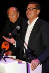 Amsterdam 17 december 2014Joop v d Ende en Albert Verlinde maken bekend op persconferentie in gebouw van Stage holding dat ze samen gaan werken.