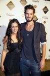 Amsterdam 9 december 2014
Grazia Style awards uitreiking in vondelpark CS.
Anna Alicia Sklias met vriend