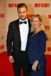 Scheveningen 30 november 2014
Premiere Billy Elliot in het circustheater. Jim Bakkum en Bettina Holwerda (zwanger)