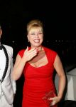 Amsterdam 15 november 2014
Bridget Maasland viert met haar familie en vrienden haar 40e verjaardag en het thema is The Oscars. Bridget met vriend en stylist Theo Hopman