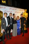 Amsterdam 15 november 2014
Bridget Maasland viert met haar familie en vrienden haar 40e verjaardag en het thema is The Oscars. Broer Bridget Maasland met kinderen en de moeder van Bridget