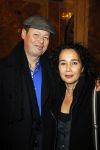 Amsterdam 18 december 2014
Premiere kerst circus in Carre.
Carel Kraayenhof met vrouw