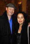 Amsterdam 18 december 2014
Premiere kerst circus in Carre.
Carel Kraayenhof met vrouw
