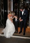 Londen 15 december 2014Chantal Janzen en Marco Geeratz trouwen in Hotal Cafe Royal.Het feest is s avonds in hotel Claridge's. Ook zoon james is erbij