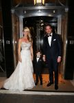 Londen 15 december 2014Chantal Janzen en Marco Geeratz trouwen in Hotal Cafe Royal.Het feest is s avonds in hotel Claridge's. Ook zoon james is erbij