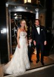 Londen 15 december 2014Chantal Janzen en Marco Geeratz trouwen in Hotal Cafe Royal.Het feest is s avonds in hotel Claridge's. Ook zoon james is erbij