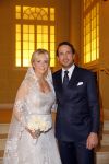 London, 15 December 2014
Trouwen Chantal Janzen met haar man Marco Geeratz 
Foto Peter Smulders BV