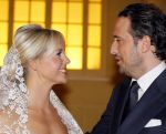 London, 15 December 2014
Trouwen Chantal Janzen met haar man Marco Geeratz 
Foto Peter Smulders BV