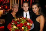 Amsterdam 16 december 2014
Sportman van het jaar verkiezing in de RAI.
Daley Blind met vriendin en moeder