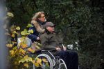 Amsterdam 20 november 2014
Ed v Tijn in rolstoel met zijn vrouw Odette