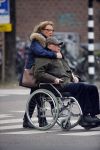 Amsterdam 20 november 2014
Ed v Tijn in rolstoel met zijn vrouw Odette