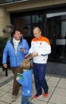 Noordwijk 14 november 2014
Arjen Robben neemt het eerste stripboek over zijn voetbal carriere in ontvangst in hotel Huis ter Duin en aansluitend geeft hij een voetbal clinic op het strand. Edwin Bredius interviewt Arjen