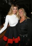 Amsterdam 15 november 2014
Life After Football (LAF) beurs in de Harbour Club. Estelle Cruijff met Monique Olgers
