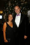 Amsterdam 11 december 2014
Luxery fair vip avond in de RAI. Eugenie Vossen met haar man Tom Huyskens
