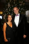 Amsterdam 11 december 2014
Luxery fair vip avond in de RAI. Eugenie Vossen met haar man Tom Huyskens