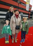 Hilversum 26 november 2014
Sinterklaas bij RTL in studio 21. Eva Peters met kinderen en moeder