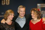 Utrecht 18 november 2014
Andre v Duin viert zijn 50 jarig artiesten bestaan in het Beatrix theater.
Herman Finkers met vrouw en een kennis