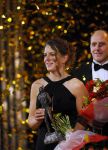 Amsterdam 16 december 2014
Sportman van het jaar verkiezing in de RAI.
Ireen Wust met vriend en ouders