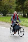 Amsterdam 17 november 2014
Jeoen Krabbe op de fiets in het vondelpark