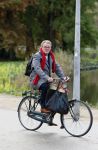 Amsterdam 17 november 2014
Jeoen Krabbe op de fiets in het vondelpark