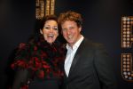 Utrecht 18 november 2014
Andre v Duin viert zijn 50 jarig artiesten bestaan in het Beatrix theater. Jochem Myjer met vrouw