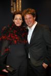 Utrecht 18 november 2014
Andre v Duin viert zijn 50 jarig artiesten bestaan in het Beatrix theater. Jochem Myjer met vrouw