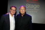 Amsterdam 17 december 2014
Joop v d Ende en Albert Verlinde maken bekend op persconferentie in gebouw van Stage holding dat ze samen gaan werken.