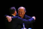 Amsterdam 17 december 2014Joop v d Ende en Albert Verlinde maken bekend op persconferentie in gebouw van Stage holding dat ze samen gaan werken.