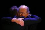 Amsterdam 17 december 2014Joop v d Ende en Albert Verlinde maken bekend op persconferentie in gebouw van Stage holding dat ze samen gaan werken.