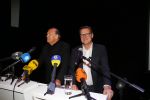 Amsterdam 17 december 2014
Joop v d Ende en Albert Verlinde maken bekend op persconferentie in gebouw van Stage holding dat ze samen gaan werken.