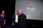 Amsterdam 17 december 2014
Joop v d Ende en Albert Verlinde maken bekend op persconferentie in gebouw van Stage holding dat ze samen gaan werken.