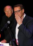 Amsterdam 17 december 2014Joop v d Ende en Albert Verlinde maken bekend op persconferentie in gebouw van Stage holding dat ze samen gaan werken.
