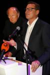 Amsterdam 17 december 2014Joop v d Ende en Albert Verlinde maken bekend op persconferentie in gebouw van Stage holding dat ze samen gaan werken.