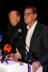 Amsterdam 17 december 2014Joop v d Ende en Albert Verlinde maken bekend op persconferentie in gebouw van Stage holding dat ze samen gaan werken.