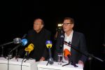 Amsterdam 17 december 2014
Joop v d Ende en Albert Verlinde maken bekend op persconferentie in gebouw van Stage holding dat ze samen gaan werken.