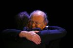 Amsterdam 17 december 2014Joop v d Ende en Albert Verlinde maken bekend op persconferentie in gebouw van Stage holding dat ze samen gaan werken.