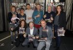 Ridderkerk 10 november 2014
Presentatie Helden met oa Klaasjan Huntelaar met vrouw en kinderen bij v d Valk. Frits en Barbara Barend en Gertjan Verbeek met Rinus Israel Daphne Koster en Alfred Schreuder met vrouw