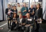 Ridderkerk 10 november 2014
Presentatie Helden met oa Klaasjan Huntelaar met vrouw en kinderen bij v d Valk. Frits en Barbara Barend en Gertjan Verbeek met Rinus Israel Daphne Koster en Alfred Schreuder met vrouw