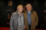 Utrecht 18 november 2014
Andre v Duin viert zijn 50 jarig artiesten bestaan in het Beatrix theater. Koos Postema met vrouw
